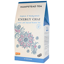 Hampstead Tea, Organic Energy Chai Leaf Tea  DEM BIO