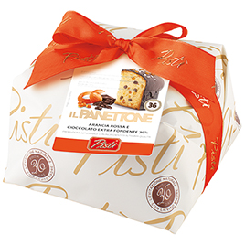Pisti, Panettone Incarto con arancia e gocce di cioccolato extra fondente