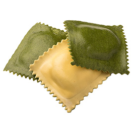 La Rustichella Ravioli di Ricotta e Spinaci, Pasta surgelata all' Uovo