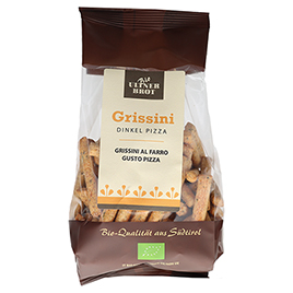 Ultner Brot, BIO Grissini Dinkel Pizza 150g